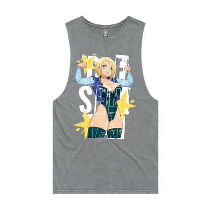 ANDROID STONEWASH TANK TOP