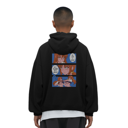 WAFFLE RELAXED HOODIE