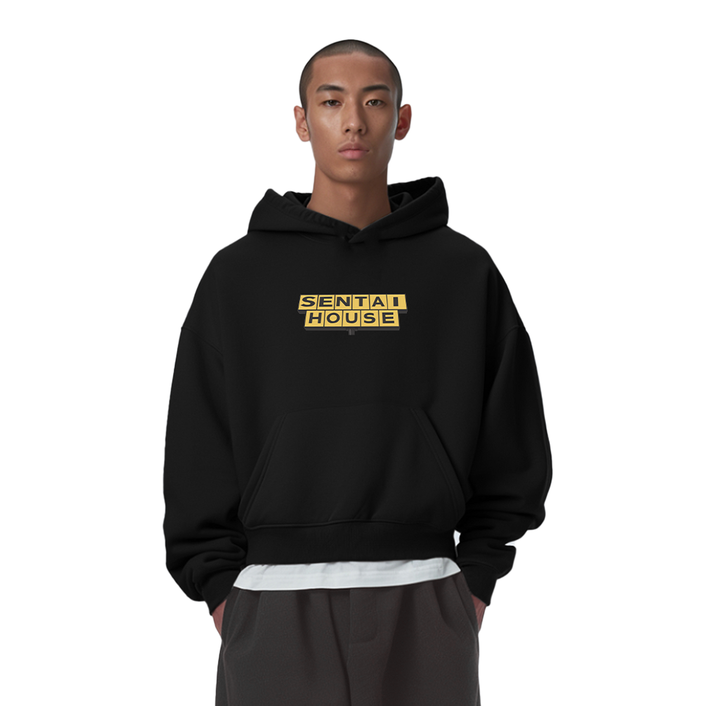 WAFFLE RELAXED HOODIE