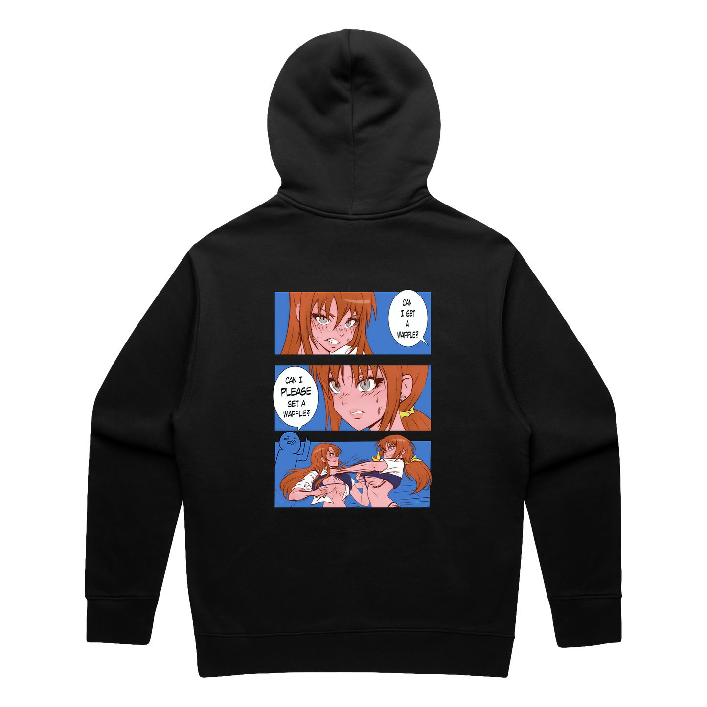 WAFFLE RELAXED HOODIE