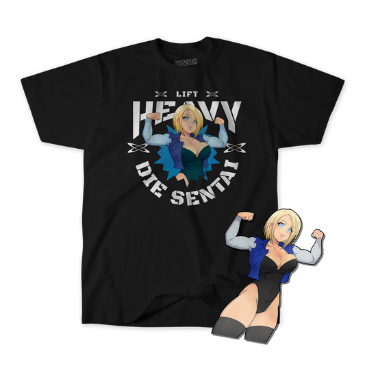 LIFT HEAVY ANDROID 18 TEE BUNDLE